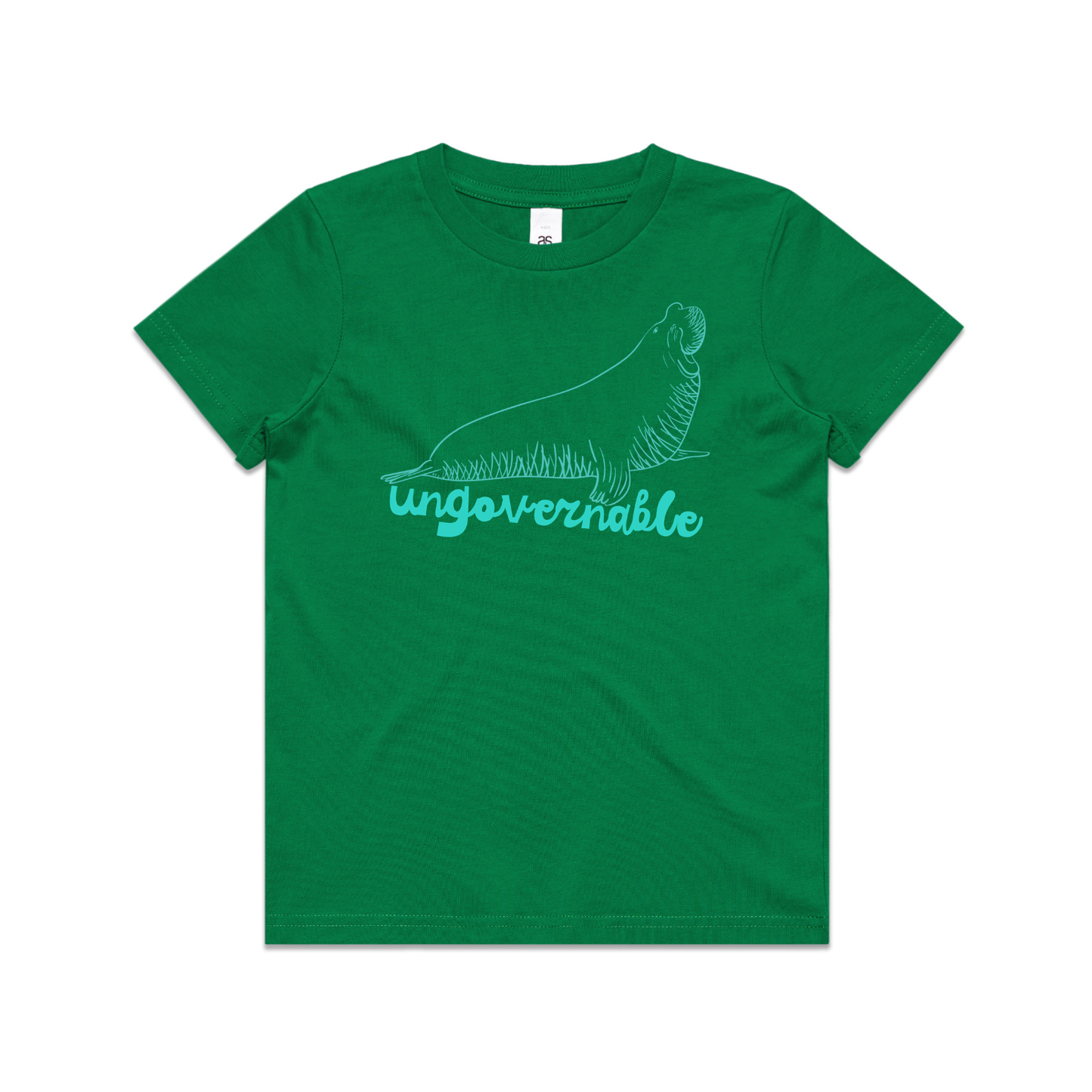 neil the seal for kids - ungovernable - mini graphic t-shirt