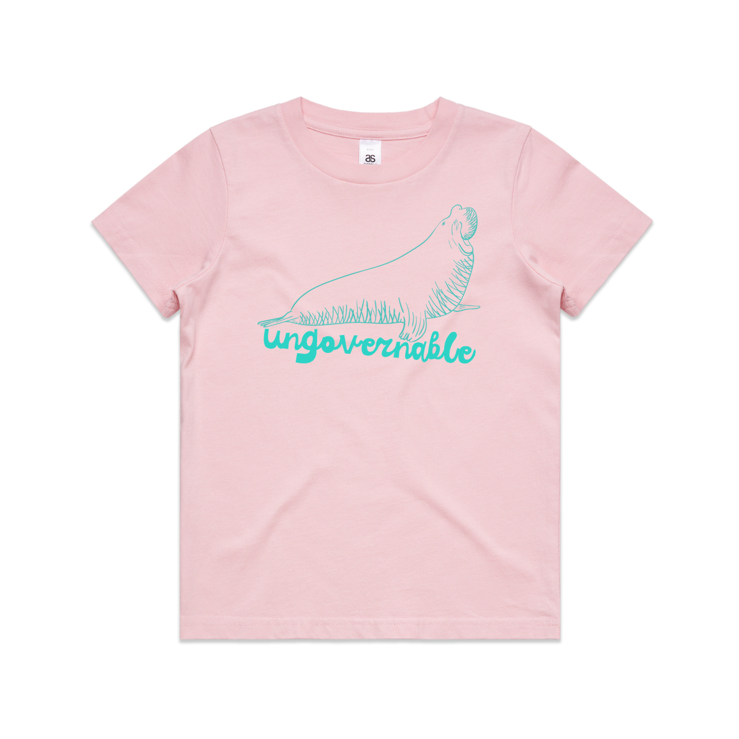 neil the seal for kids - ungovernable - mini graphic t-shirt